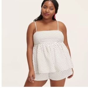 Kate Spade Polka Dot Baby Doll Tank